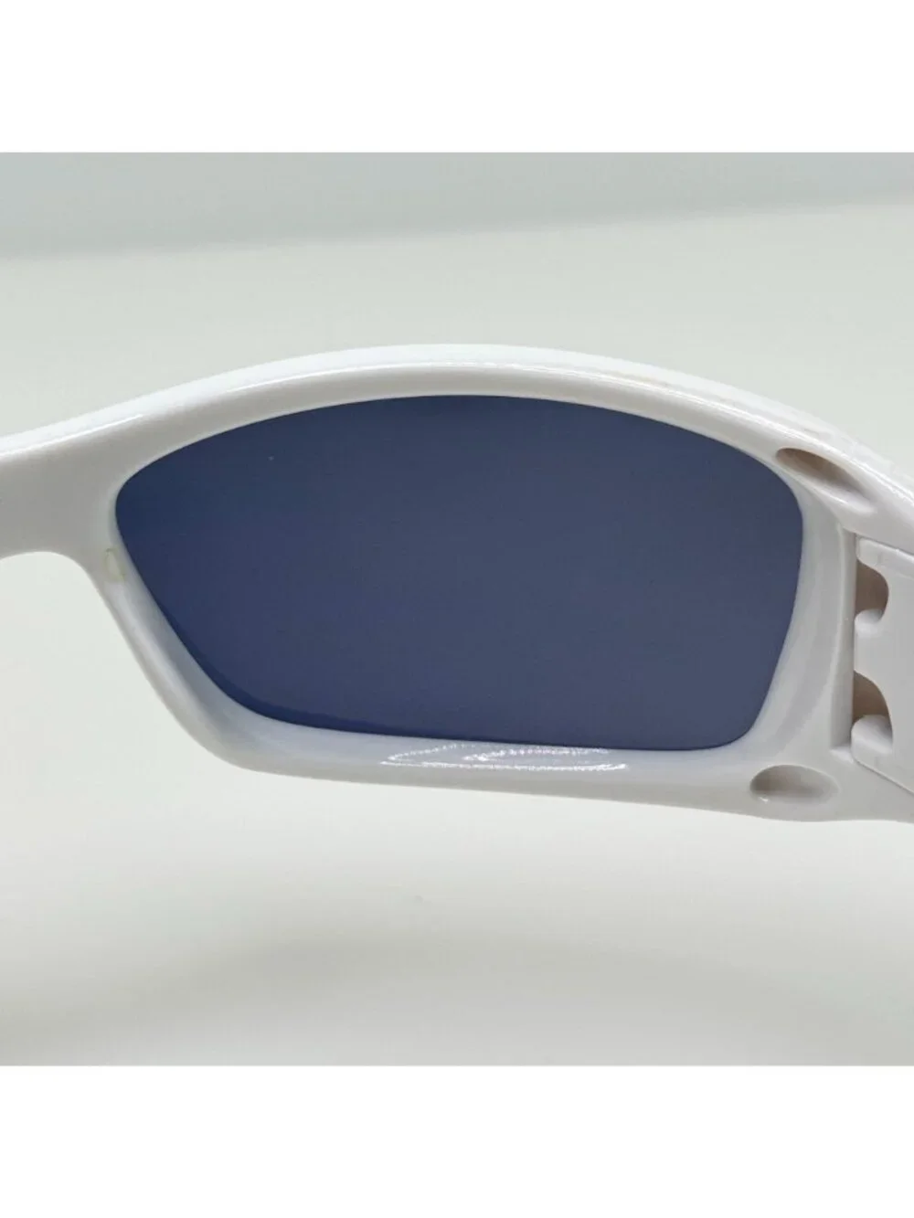 Oakley Sunglasses Hijinx White W/ Blue Icons Justin B USA